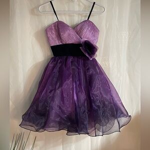 Mori Lee Purple Dress Prom Dress